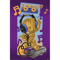 Pyramid International PL 04 - Guardians of the Galaxy (Groot Cassette) - Maxi Poster 91x61cm les, gardiens, de, la, galaxie marvel Affischer, klistermärken och trycksaker