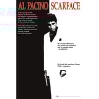 Pyramid International Scarface - Movie Cover Maxi Poster scarface Posters, Stickers et Impressions