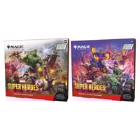 Wizards of the Coast LLC Magic: The Gathering - Marvel Super Heroes Scene Boxes Display (4 Scene Boxes) - UK magic, the, gathering Magic the Gathering TCG