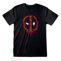 Heroes Inc. Marvel - Deadpool Splat Unisex T-shirt i svart - S deadpool marvel T-shirt
