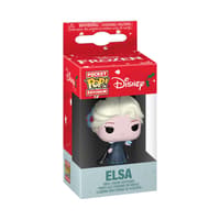 Funko Funko Pocket Pop! Keychain: Disney Princess Holiday 2025 - Elsa Frozen disney Figurines et répliques Porte-Clef
