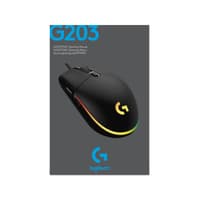 Logitech Logitech G203 Lightsync Gaming Mouse Black  Mouse
