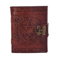 Nemesis Now Nemesis Now - Journal Pentagram en cuir embossé + cadenas Nemesis, Now Figurer och repliker