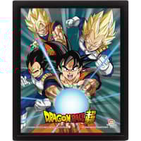 Pyramid International Dragon Ball Super - Power of Saiyans 3D Lenticular Poster 28,7 x 23,5cm Dragon, Ball, Super Posters, Stickers & Printing