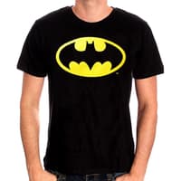 Cotton Division DC Comics - Batman Classic Logo Black T-Shirt - L batman dc, comics T-Shirt