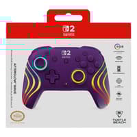 Turtle Beach Turtle Beach - Afterglow Wave Wireless RGB Gaming Controller Purple for Nintendo Switch 2, Switch, Switch Lite & Switch OLED Model  Nintendo Switch Accessories  Nintendo Switch Lite Nintendo Switch OLED Nintendo Switch 2