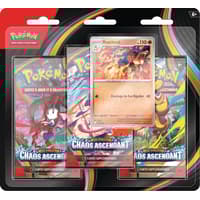 The Pokémon Company Pokémon JCC : Pack de 3 Boosters sous blister Reptincel Méga-Évolution ME04 Chaos Ascendant - FR pokemon Pokémon TCG