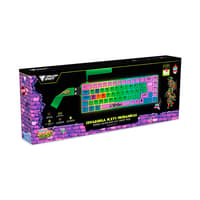 DragonShock DragonShock - Teclado Mecánico con cable para juegos TMNT Cowabunga RGB - Qwertz DE  