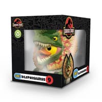 TUBBZ Numskull - Best of TUBBZ Boxed Bath Duck - Jurassic Park - Dilophosaurus - 9cm  jurassic, park Figures & Replica's