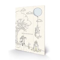 Pyramid International Winnie the Pooh - Splendiferous Wood Print 20 X 29.5 cm Winnie, The, Pooh disney Posters, Stickers & Printing