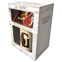 Pyramid International Harry Potter - Set de regalo de taza, posavasos y llavero de Gryffindor harry, potter Vajilla y menaje del hogar