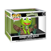 Funko Funko Pop! Deluxe: The Muppets - Kermit with Banjo disney muppets Figurines et répliques