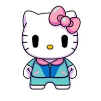 YuMe YuMe - Hello Kitty & Friends - City Pop Edition - DZNR Hello Kitty Plush (Display 6 units) Hello, Kitty Plush