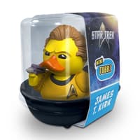 TUBBZ Numskull - Mini TUBBZ Canard de bain - Star Trek - James T. Kirk (Édition baignoire) - 5cm star, trek Figurines et répliques