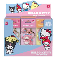 YuMe YuMe Hello Kitty and Friends Peach Series - Key Chain Display with Strap (12 units) Hello, Kitty Keychain