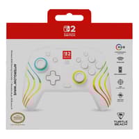 Turtle Beach Turtle Beach - Afterglow Wave Wireless RGB Gaming Controller White for Nintendo Switch 2, Switch, Switch Lite & Switch OLED Model  Nintendo Switch Accessories  Nintendo Switch Lite Nintendo Switch OLED Nintendo Switch 2