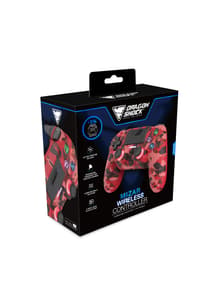 DragonShock DragonShock - MIZAR BT - Controllore wireless rosso mimetico per PS4, PC e cellulari  Gamepad Playstation 4 Tillbehör