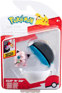 Jazzware Pokémon - Clip 'N' Go - Jigglypuff #1 & Moon Ball pokemon Figures & Replica's