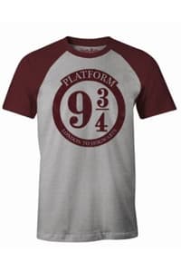 Cotton Division Harry Potter - London to Hogwarts Grey Melange T-Shirt - M harry, potter T-Shirt