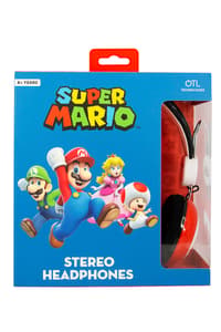 OTL Technologies Super Mario - Emblem Stereo-Kopfhörer für Teenager  Kopfhörer