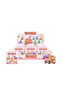 YuMe YuMe - Présentoir de voitures à traction Hello Kitty - Zoom Hero Série 1 en boîtes surprises (12 boîtes)  Juegos y juguetes