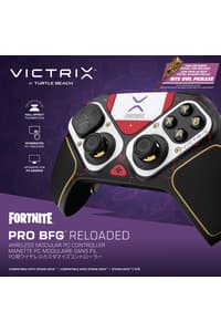 Turtle Beach Victrix  - Manette modulaire sans fil Pro BFG Reloaded Fortnite pour Windows 10/11 et SteamOS  