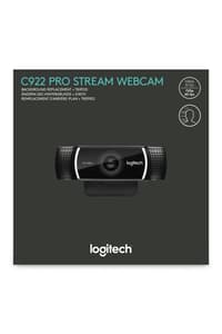 Logitech Logitech C922 Pro Stream Webcam for Windows, macOS, Xbox One, Chrome & Android  Webcam