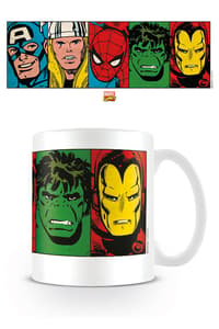 Pyramid International Marvel Comics - Retro Heroes Faces Mug marvel Mugs, Cups & Glasses