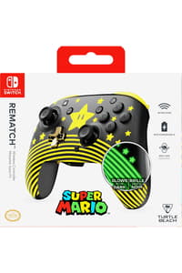 Turtle Beach Turtle Beach - Manette de jeu sans fil Rematch Super Mario Star pour Nintendo Switch, Switch Lite et Switch modèle OLED  Nintendo Switch Zubehör  Nintendo Switch Lite Nintendo Switch OLED