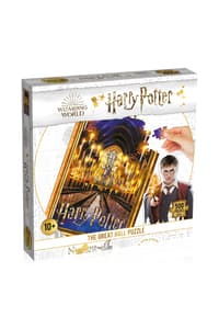 Winning Moves Es tu turno para entrar en Hogwarts. Arma este rompecabezas de 500 piezas y encuéntrate en el gran salón con el famoso techo que reproduce el ambiente del cielo.  Con licencia oficial 500 piezas  Harry Potter - Gran Sala rompecabezas 500 piezas harry, potter Juegos de mesa Juegos de puzzle