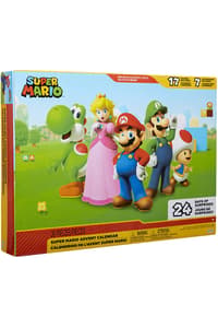 Nintendo Nintendo - Calendario dell'Avvento di Mario &amp; Co. con Mario e Bullet Bill d'oro Super, Mario Figurer och repliker