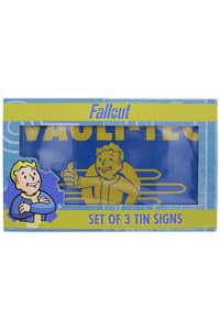 Fanattik Fallout - Tin Sign Set fallout Figures & Replica's