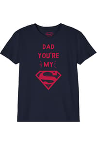 Cotton Division DC Comics - Dad, You're my Superman Child T-Shirt Black - 8 Years dc, comics superman Camiseta