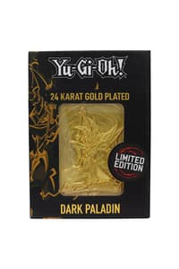 Fanattik Yu-Gi-Oh! - "Dark Paladin" 24-Karat-vergoldeter Barren, limitierte Auflage yu, gi, oh Figuren und Repliken