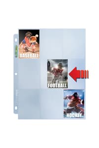 Ultra Pro Ultra Pro - Set van 100 ordnervellen met 9 vakken en zijdelingse opslag met transparante achterkant voor standaardkaarten none Diversen TCG