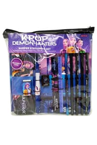 Pyramid International KPop Demon Hunters - Ensemble de fournitures scolaires avec étui de protection réutilisable Huntrix kpop, demon, hunters Papeterie et Ecriture
