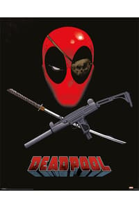 Hole In The Wall Deadpool Eye Patch - Mini Poster deadpool marvel Poster, Sticker und Drucke