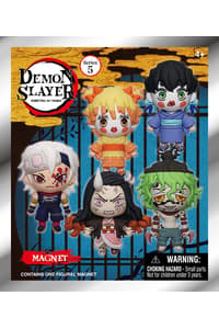 Monogram International Inc. Demon Slayer: Kimetsu no Yaiba - 3D Schuimrubberen Verzamelbare Figuurlijke Magneten Blinde Zak Assortiment (Series 5) (12 st.) Kimetsu, no, Yaiba Tableware & home ware