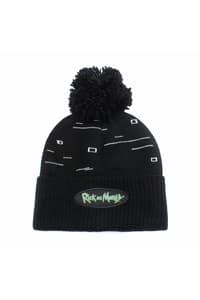 Heroes Inc. Rick And Morty - Gorro negro con estampado de píxeles rick, and, morty Gorras y gorros