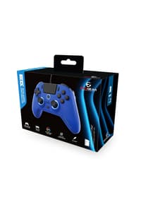 EgoGear EgoGear - SC10 Wired Controller Blue with Audio Headset Port for PS4, PS3 & PC  Gamepad Playstation 4 Accessoires