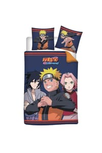 AyMax Naruto Shippûden - Funda Nórdica Microfibra "Team 7" (140x200cm + 2x 63x63cm) Naruto, Shippuden Vajilla y menaje del hogar