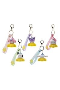 YuMe YuMe - Hello Kitty et ses amis - Light-Up Star Series - Display porte-clés lumineux avec dragonne Sanrio 5cm (9 unités) Hello, Kitty Porte-Clef