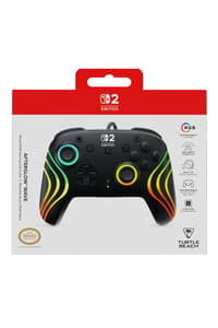 Turtle Beach Turtle Beach - Afterglow Wave Wired RGB Gaming Controller Black for Nintendo Switch 2, Switch & Switch OLED Model  Nintendo Switch Accessories  Nintendo Switch OLED Nintendo Switch 2