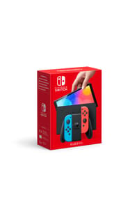 Nintendo Nintendo Switch Modello OLED con coppia di Joy-Con Rosso Neon e Blu  Nintendo Switch OLED Konsol