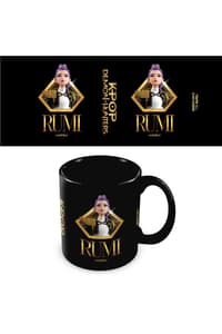 Pyramid International KPop Demon Hunters - Mug noir Rumi dorée 325ml kpop, demon, hunters 