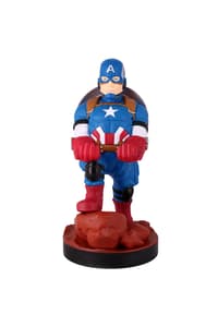 Exquisite Gaming Cable Guys - Marvel - Avengers - Captain America Phone & Controller Charger/Holder  Figures & Replica's Mount