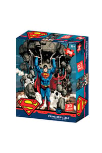Prime 3D DC Comics - Superman levantando una montaña Puzzle lenticular 300 piezas 46x31 cm dc, comics superman Juegos y juguetes
