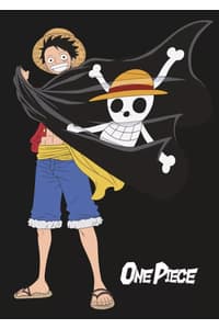 AyMax One Piece - Manta polar Skull Flag (100x140cm) one, piece Vajilla y menaje del hogar