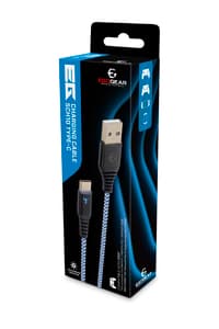 EgoGear EgoGear - Cavo di ricarica intrecciato SCH10 USB-C 3m bianco e blu per PS5, Xbox Serie X|S, Switch, Switch Lite e Switch OLED, Switch 2  KABLAR Nintendo Switch Tillbehör  Nintendo Switch Lite Playstation 5 Xbox Series X Xbox Series S Nintendo Switch OLED