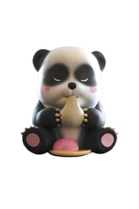 Plastoy Mogu Mogu Pets - Mochi Panda Statue 18cm none Porslin och hushållsartiklar